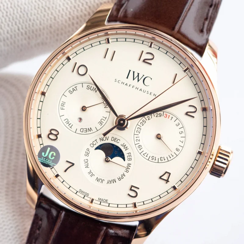 最新の IWCコピー時計 ポルトギーゼ ローズゴールド42紳士専用IW002982