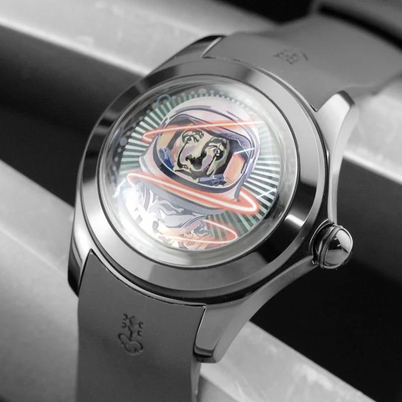 【地球魅力表現】コルムブランド時計 Bubble 47mm 厚みと大きなミラー6282810