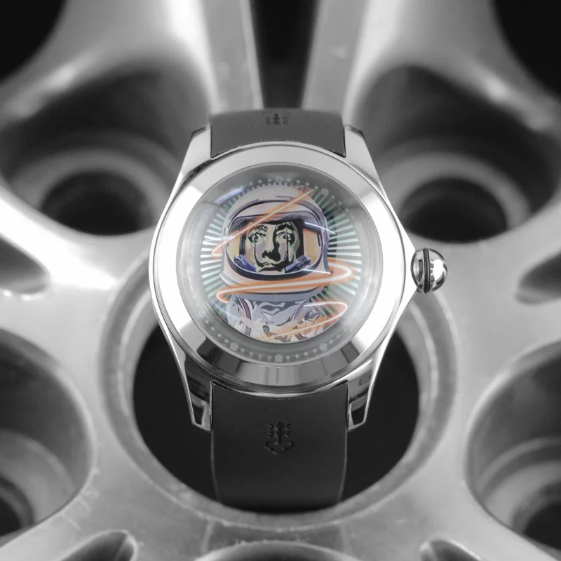 【地球魅力表現】コルムブランド時計 Bubble 47mm 厚みと大きなミラー6282810