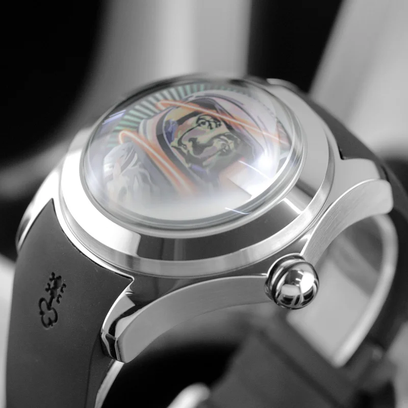 【地球魅力表現】コルムブランド時計 Bubble 47mm 厚みと大きなミラー6282810