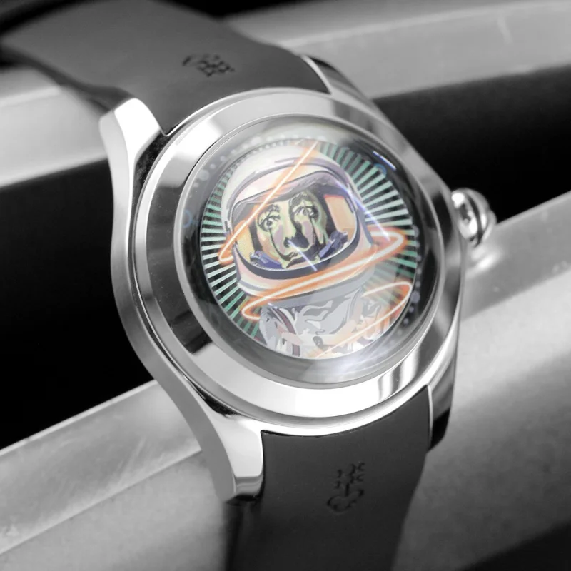 【地球魅力表現】コルムブランド時計 Bubble 47mm 厚みと大きなミラー6282810