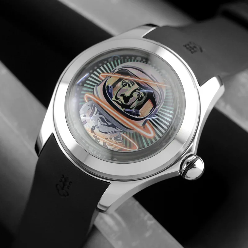 【地球魅力表現】コルムブランド時計 Bubble 47mm 厚みと大きなミラー6282810