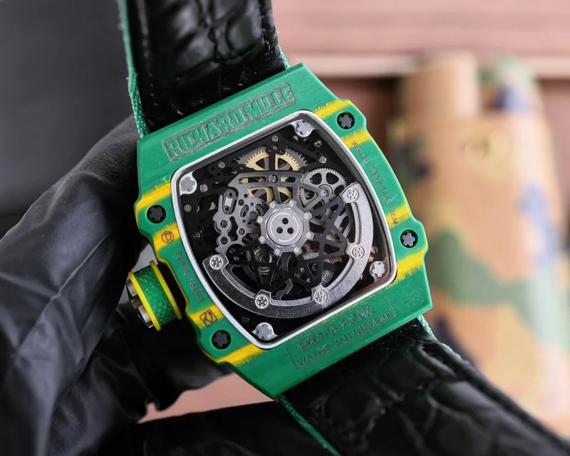 リシャール・ミルコピー時計 RM67-02 メンズ新作全自動機械式グリーン