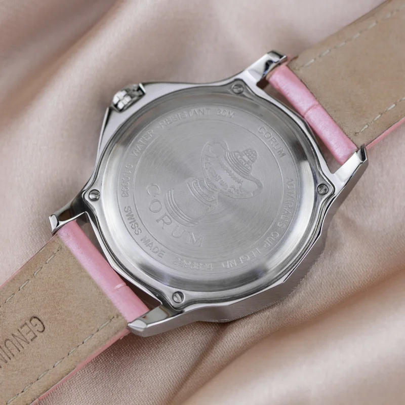 コルム エレガントな女性用時計人気通販 37mm ピンクストラップ 192M229