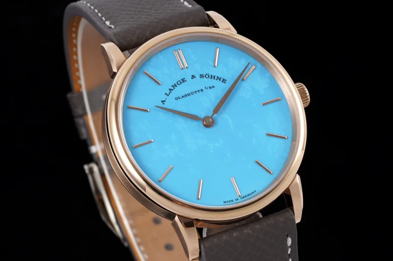 ランゲゾーネコピー SAXONIA ブルー2針のデザイン自動巻き8101SA52