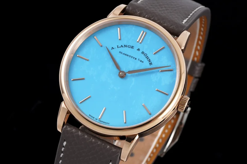 ランゲゾーネコピー SAXONIA ブルー2針のデザイン自動巻き8101SA52