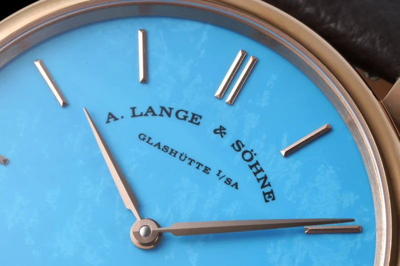ランゲゾーネコピー SAXONIA ブルー2針のデザイン自動巻き8101SA52