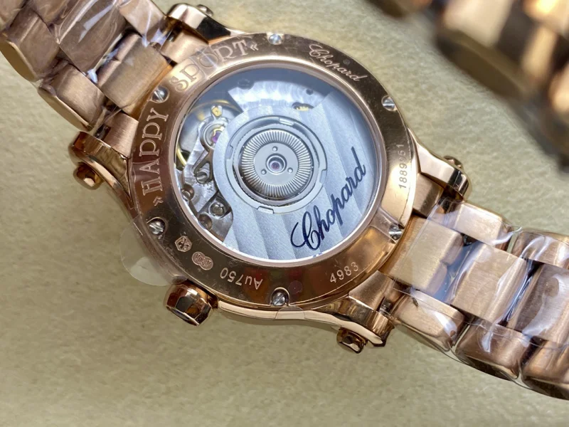 Chopardコピー時計女神レベル 人気ローズゴールド278559-3001/12