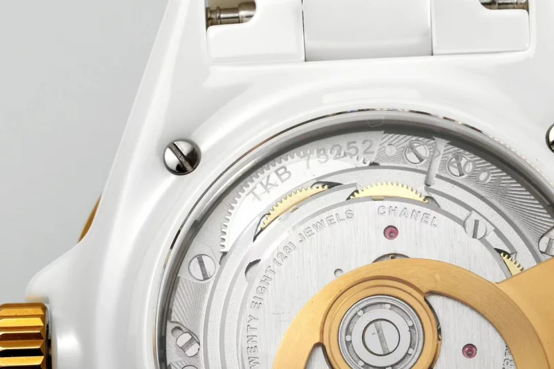 シャネル J12時計激安 ホワイトセラミック 18Kゴールド最新H792202