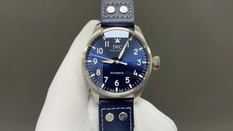 最大級IWC パイロット高級ブランドブルー文字盤 IW18920