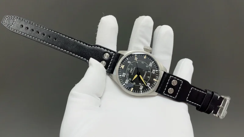 質感良好 IWCコピー時計パイロット43mmメンズ ブラック IW791691