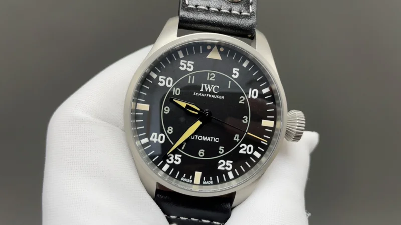 質感良好 IWCコピー時計パイロット43mmメンズ ブラック IW791691