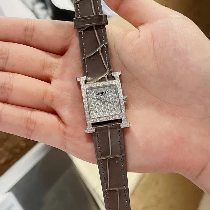 エルメスレディース時計人気 満天の星ダイヤモンド クォーツH82010