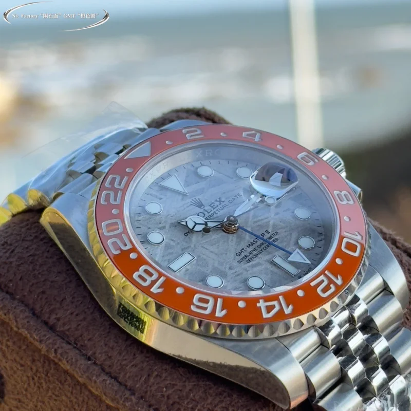 2025新作ロレックスコピー時計 GMTマスター隕石文字盤31820BLNR