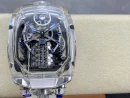  2583FG 透明偽物ジェイコブ時計ブランド シロンのホワイトゴールド32308FG