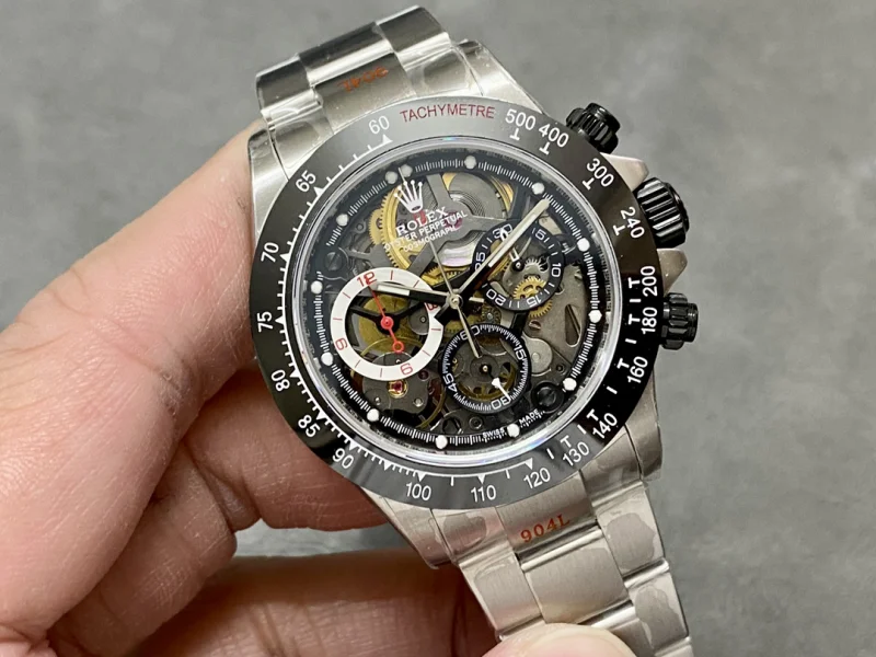 ロレックス デイトナ N級品 ブランド複雑な形状 18299LN スーパーコピー時計