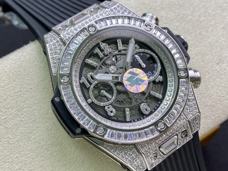 一番人気 HUBLOT ビッグバンN級品 ウニコ チタニウム ジュエリー 421.NX.1170.RX.0904