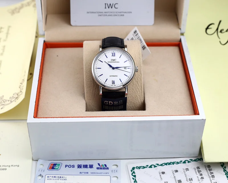 IWC コピー 時計 IW356519 ポートフィノ メンズ 青いポインター【GD工場】