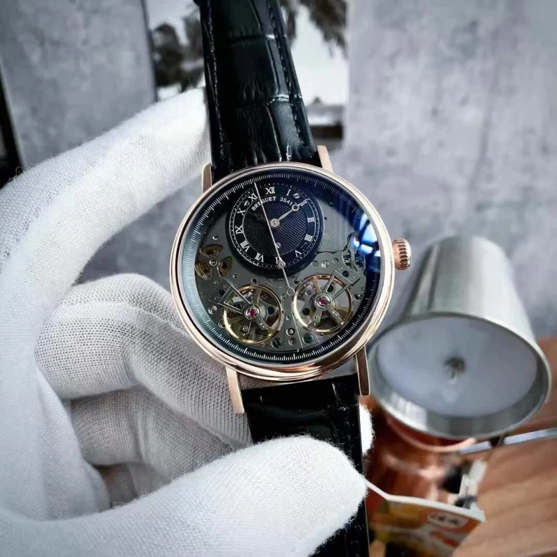 ブレゲ ダブルトゥールビヨン トラディション 42mm高級時計BU62933