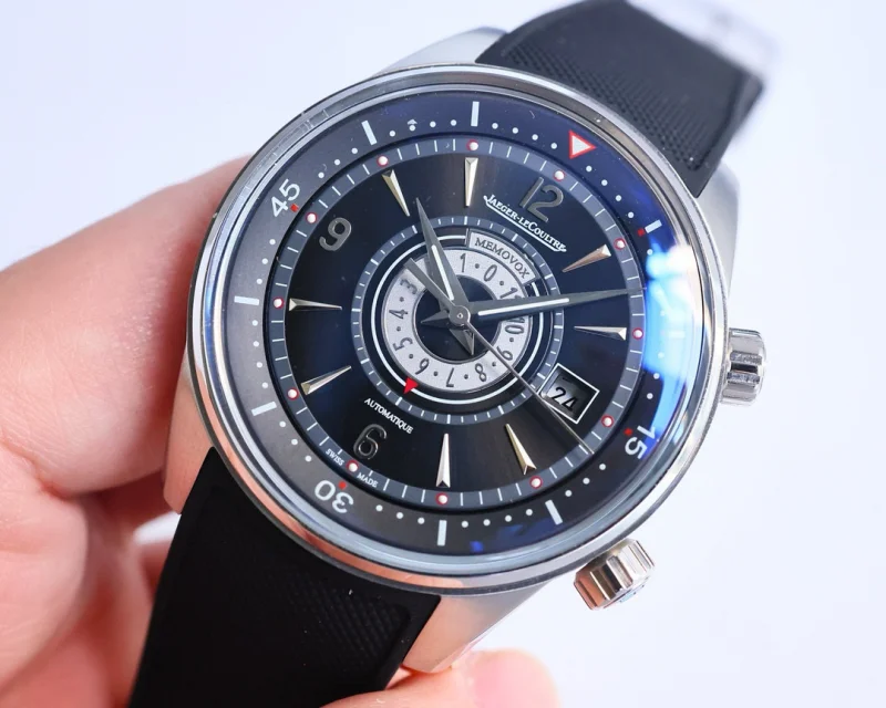 アラーム ジャガー・ルクルトレプリカ時計 ブラック マスターデイト 410257J-42mm