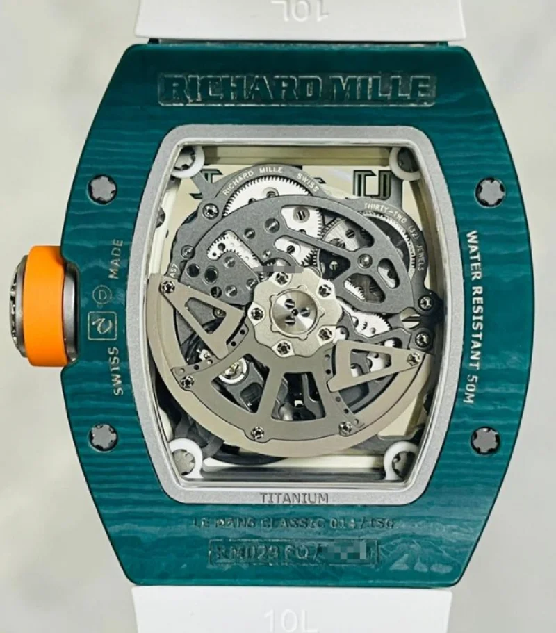 リシャール・ミル スーパーコピー時計 RM 029 ル・マン クラシック ホワイトラバーベルト