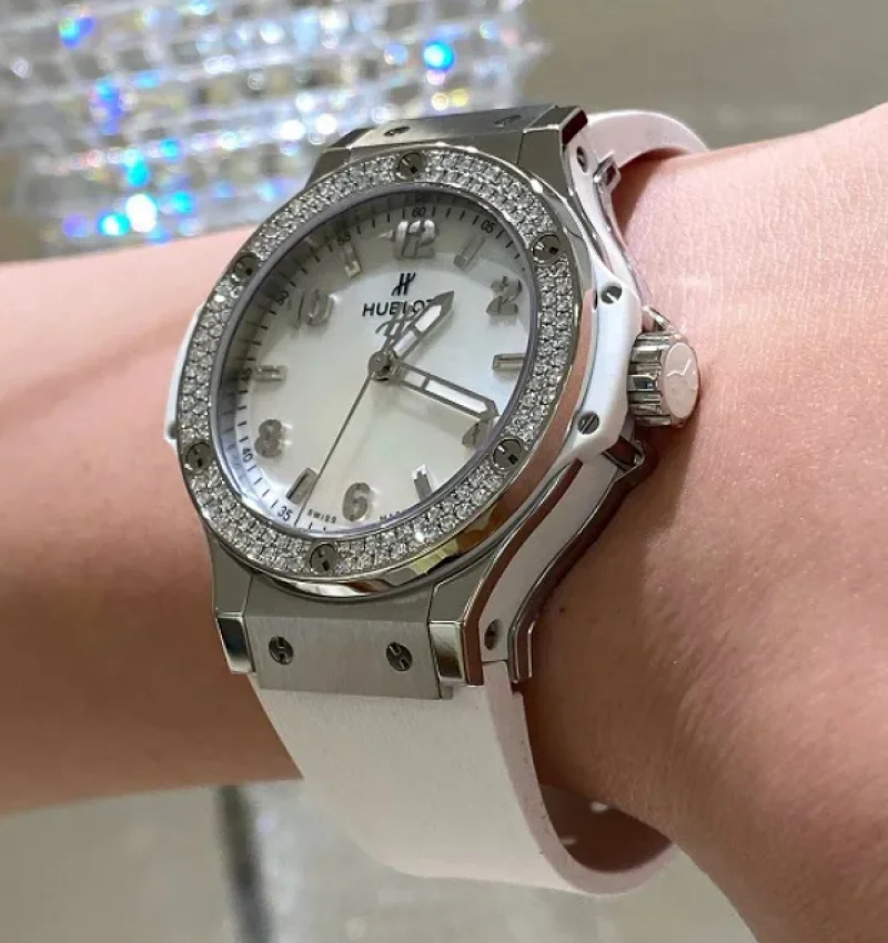 ブランド ウブロ ビッグ・バン オールホワイト ダイヤモンド マザーオブパール361.SE.6010.RW.1104