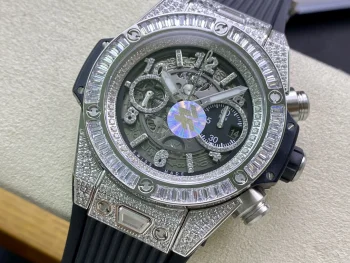 一番人気 HUBLOT ビッグバンN級品 ウニコ チタニウム ジュエリー 421.NX.1170.RX.0904
