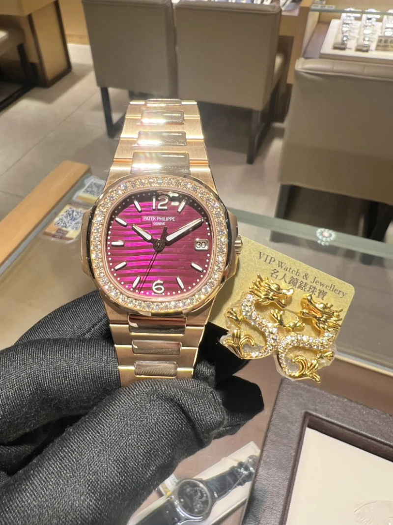 PATEK PHILIPPE レプリカ レディースノーチラス ローズゴールド 7010/1R-013