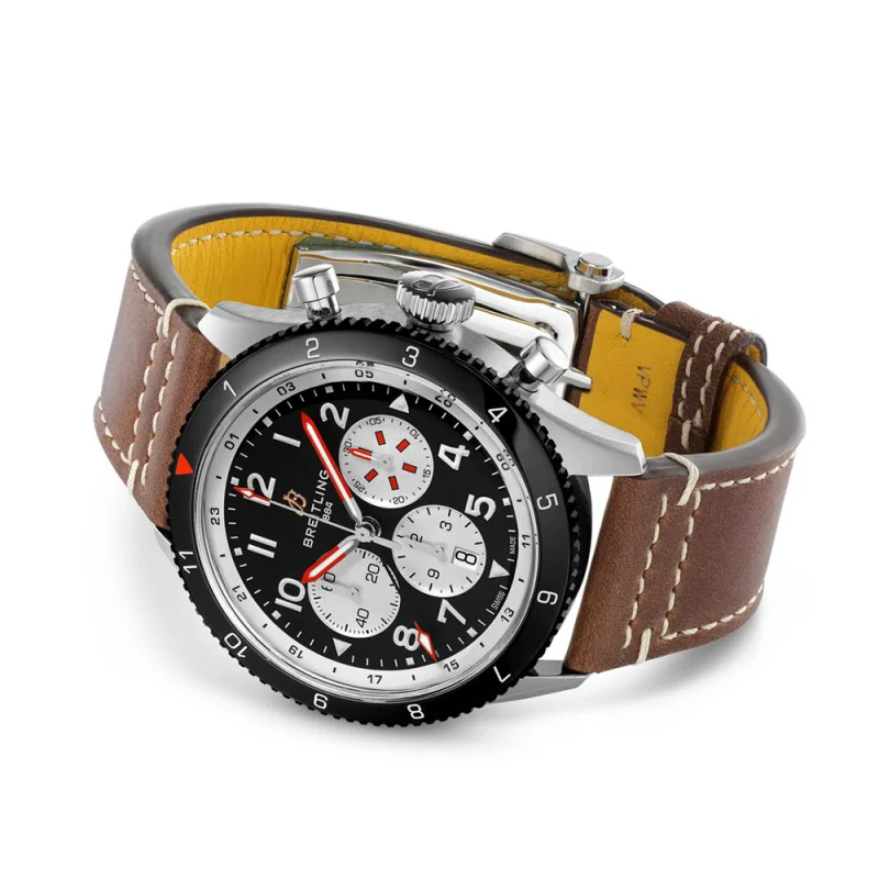 ブライトリングスーパーコピーYB04451A1B1X1スーパー アヴィ B04 クロノグラフ GMT 46 優等商品