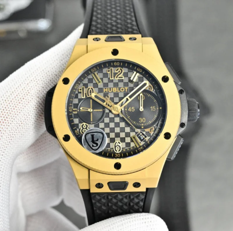 ウブロ時計スーパーコピー ビッグ・バン 20th アニバーサリー イエローゴールド 43ＭＭ 431.CI-02