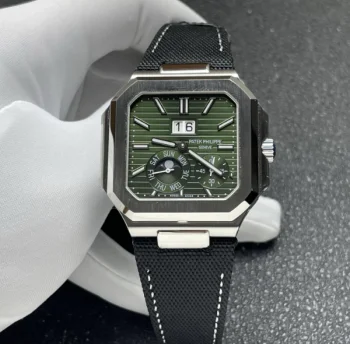 P1工場 パテックフィリップレプリカ キュビタス 5822/1210 グリーン ムーンフェイズ