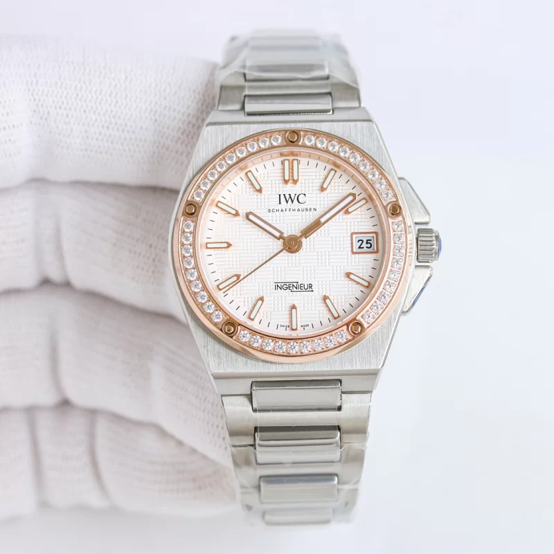 IWC エンジニア インヂュニア IW324913レディース時計コピー Cal.9015 18K ローズゴールドダイヤ