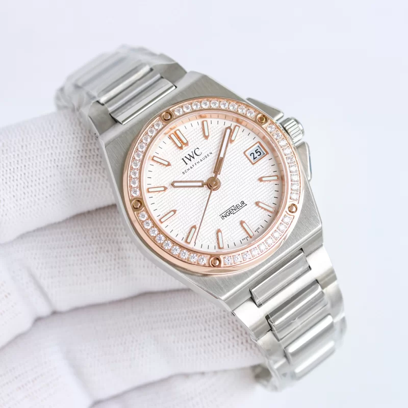 IWC エンジニア インヂュニア IW324913レディース時計コピー Cal.9015 18K ローズゴールドダイヤ
