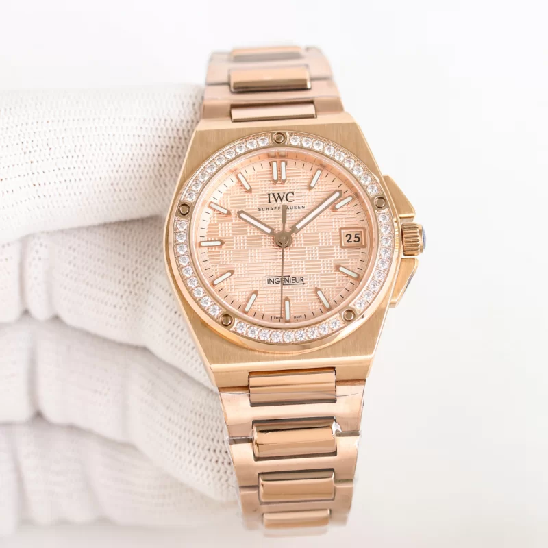 IWC エンジニア インヂュニア IW324913レディース時計コピー Cal.9015 18K ローズゴールドダイヤ