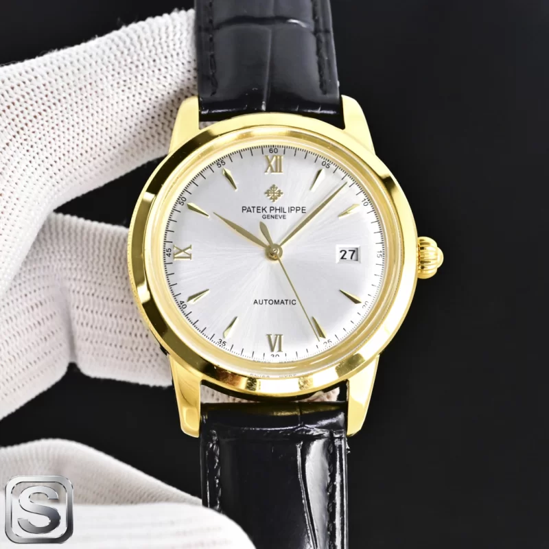 超人気パテックフィリップ カラトラバ レプリカ 5227J 40mm イエローゴールドフォーマル時計