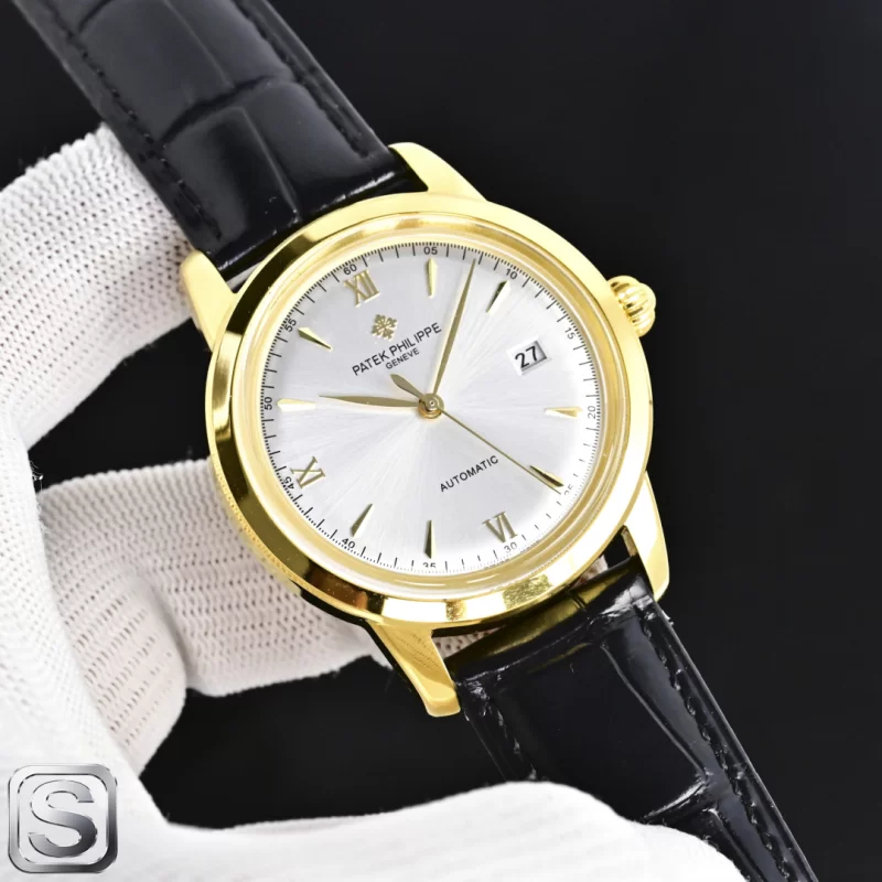 超人気パテックフィリップ カラトラバ レプリカ 5227J 40mm イエローゴールドフォーマル時計