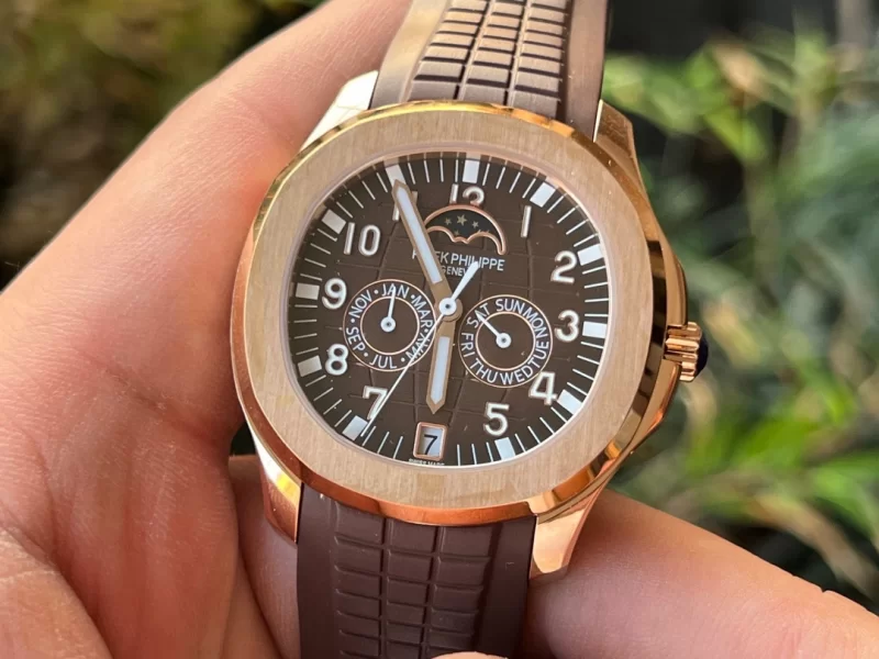 パテックフィリップ 月相時計 Aquanaut 5261R‑001 41mm 18K ローズゴールド