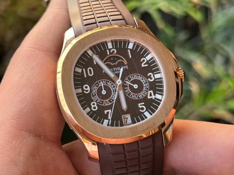 パテックフィリップ 月相時計 Aquanaut 5261R‑001 41mm 18K ローズゴールド