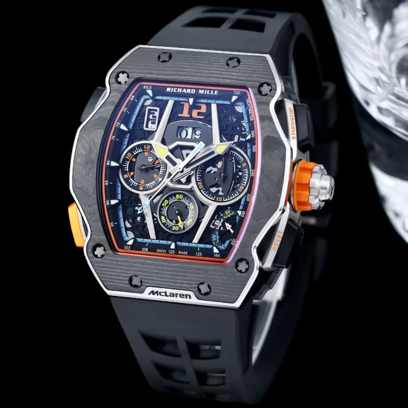 【RICHARD MILLE】リシャール ミルブラックカーボン、ビビッドイエローRM65-01A