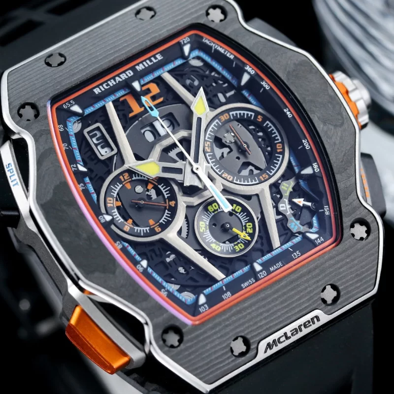 【RICHARD MILLE】リシャール ミルブラックカーボン、ビビッドイエローRM65-01A