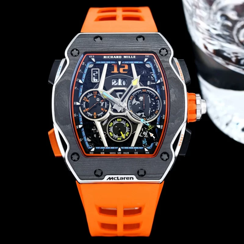 【RICHARD MILLE】リシャール ミルブラックカーボン、ビビッドイエローRM65-01A