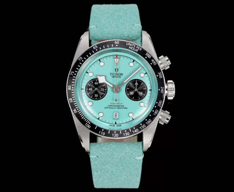 チュードル Black Bay Chrono BLAKEN カスタム ピンクブルーグラデ文字盤 41mm M79360N-0001