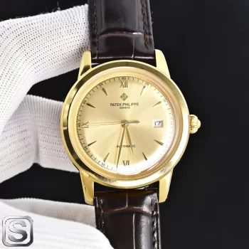 超人気パテックフィリップ カラトラバ レプリカ 5227J 40mm イエローゴールドフォーマル時計