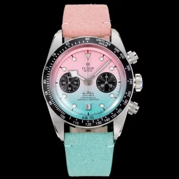 チュードル Black Bay Chrono BLAKEN カスタム ピンクブルーグラデ文字盤 41mm M79360N-0001