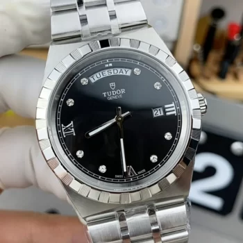 【3 カラー展開】V7製 tudorコピー ロイヤル ブラック 8ポイントダイヤモンド M28600-0004