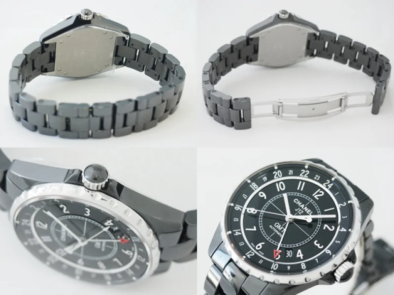 シャネル CHANEL時計 J12 38mm　GMT　ブラックセラミック ブラック H3102 スーパーコピー