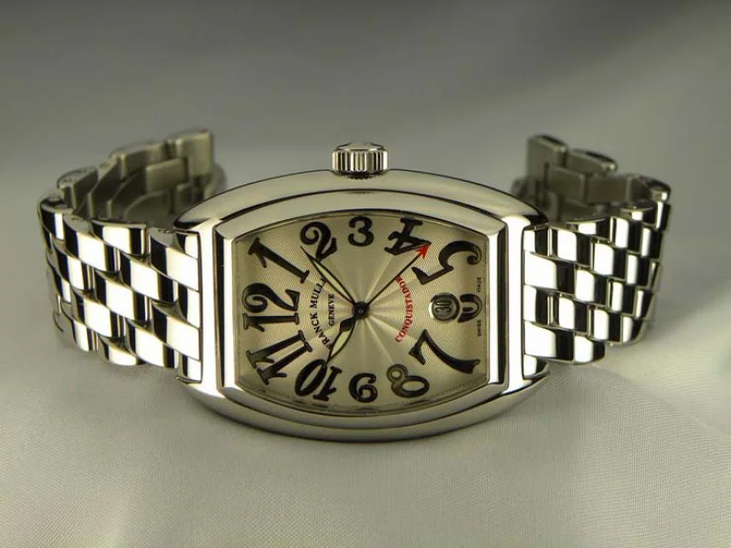 FRANCK MULLER フランクミュラー 時計 偽物 征服者「第3の典型的な白いダイヤル 8002SC スーパーコピー