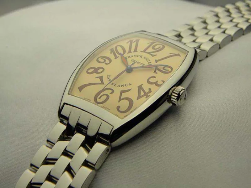 FRANCK MULLER フランクミュラー 時計 偽物 カサブランカ サハラ サーモンピンク 6850SAHA スーパーコピー