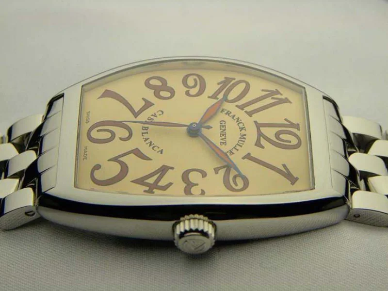 FRANCK MULLER フランクミュラー 時計 偽物 カサブランカ サハラ サーモンピンク 6850SAHA スーパーコピー