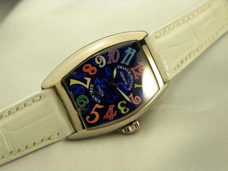 FRANCK MULLER フランクミュラー 時計 偽物 トノウカーベックス レディース カラードリーム ブルー 1750S6COLDREAMS スーパーコピー